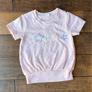 Gap Toddler Girls 5T Star Pink Top
